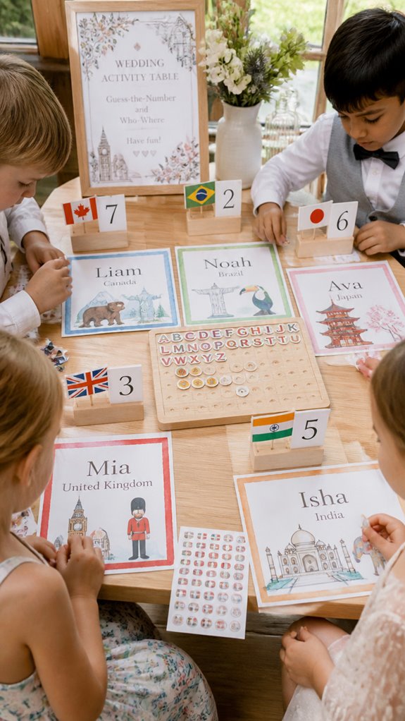 interactive kids wedding games