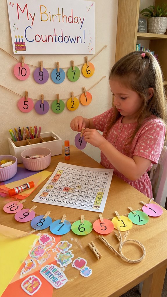 kids design their countdown