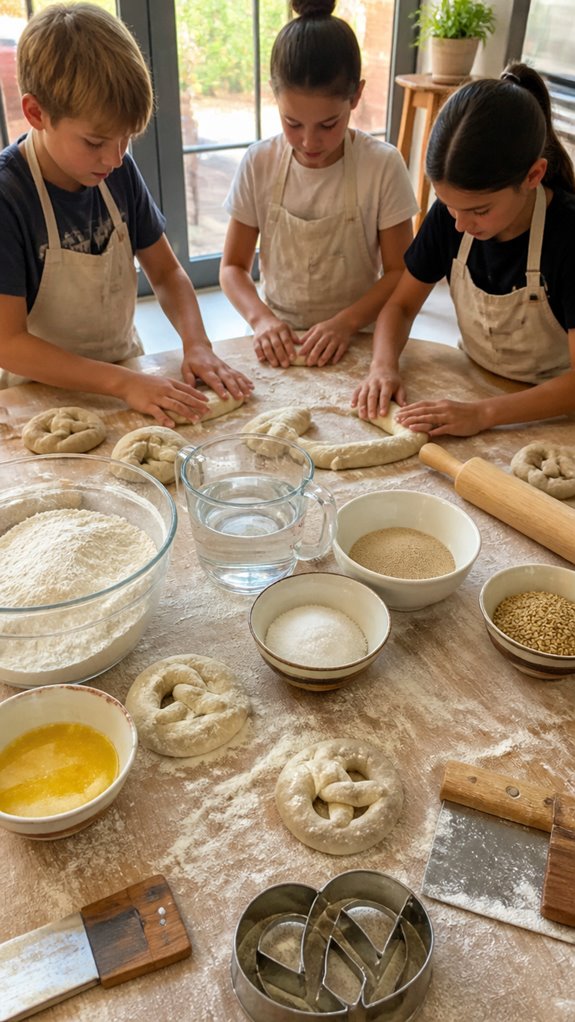 kneading shapes tasty treats