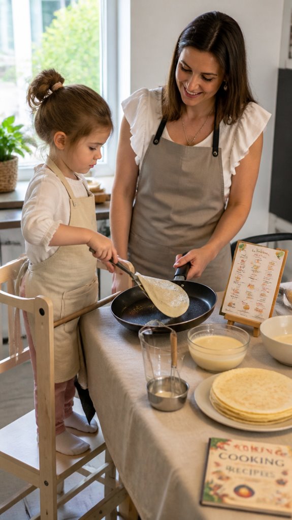 master thin pancake flipping