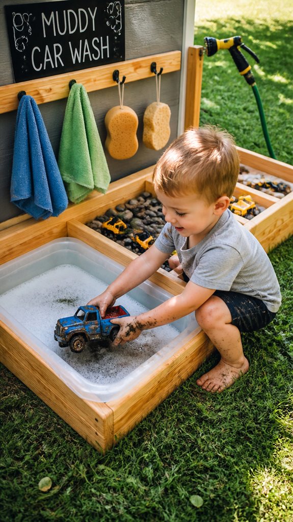 muddy truck wash fun