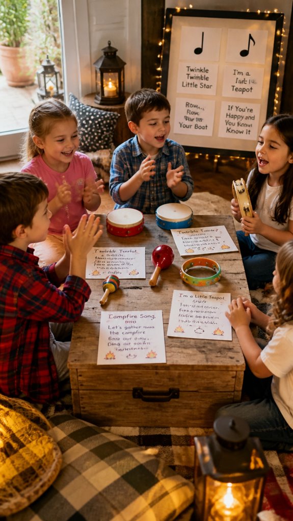 music games and group singing