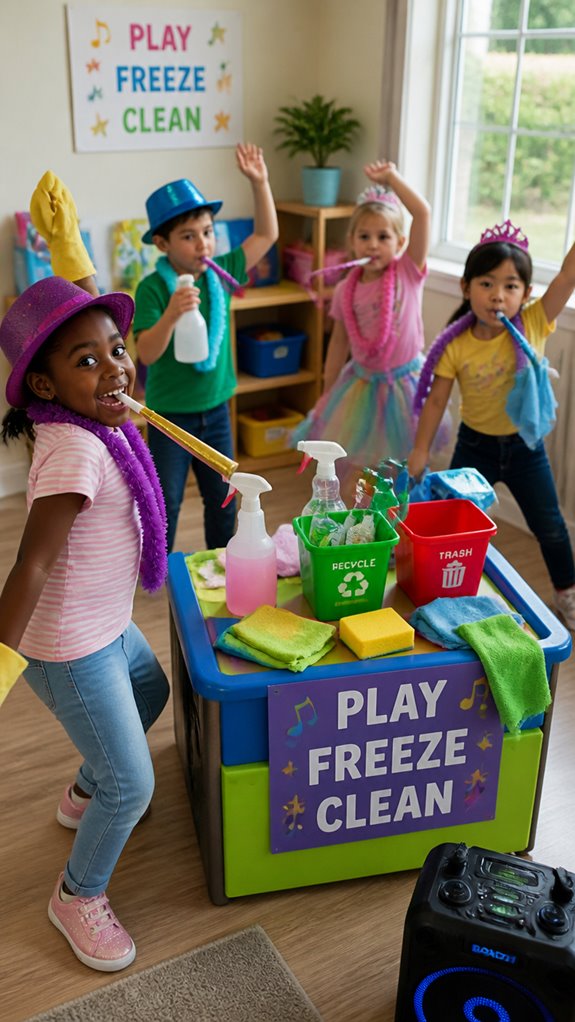 musical chore dance game