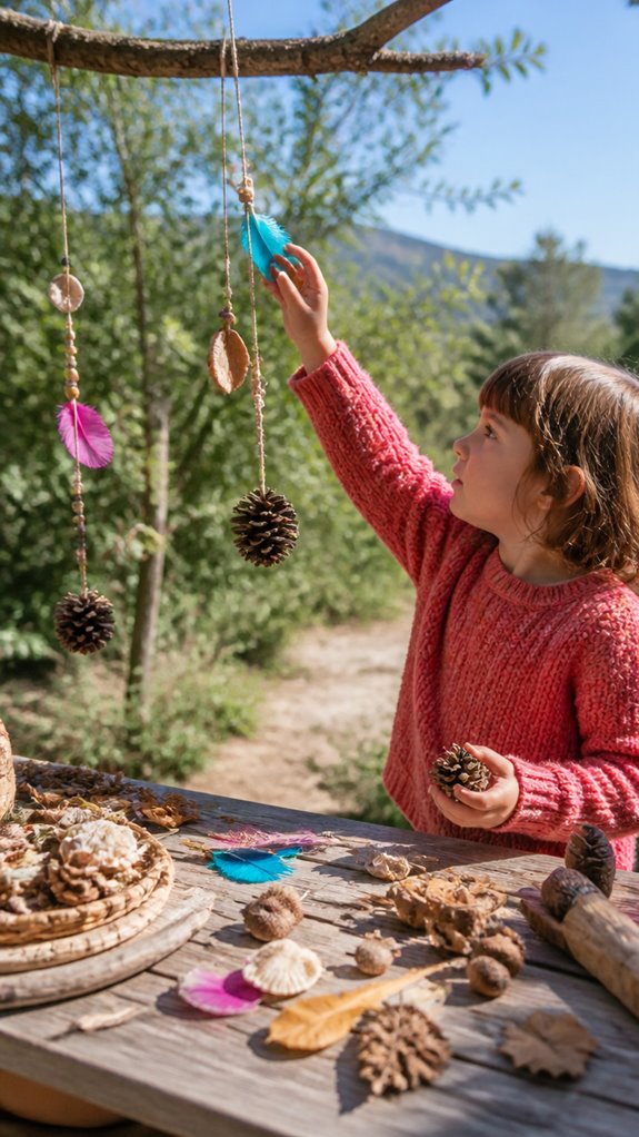 natural items create lively movement