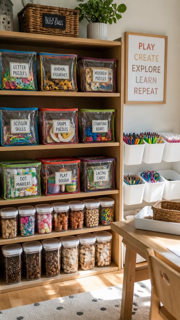 organize label store rotate