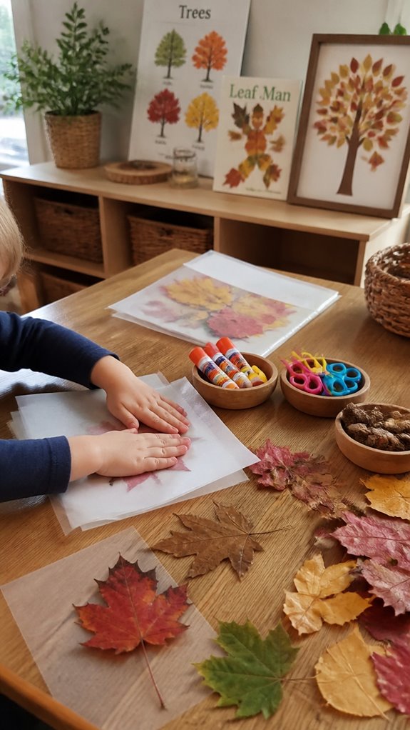 press and flatten leaves carefully