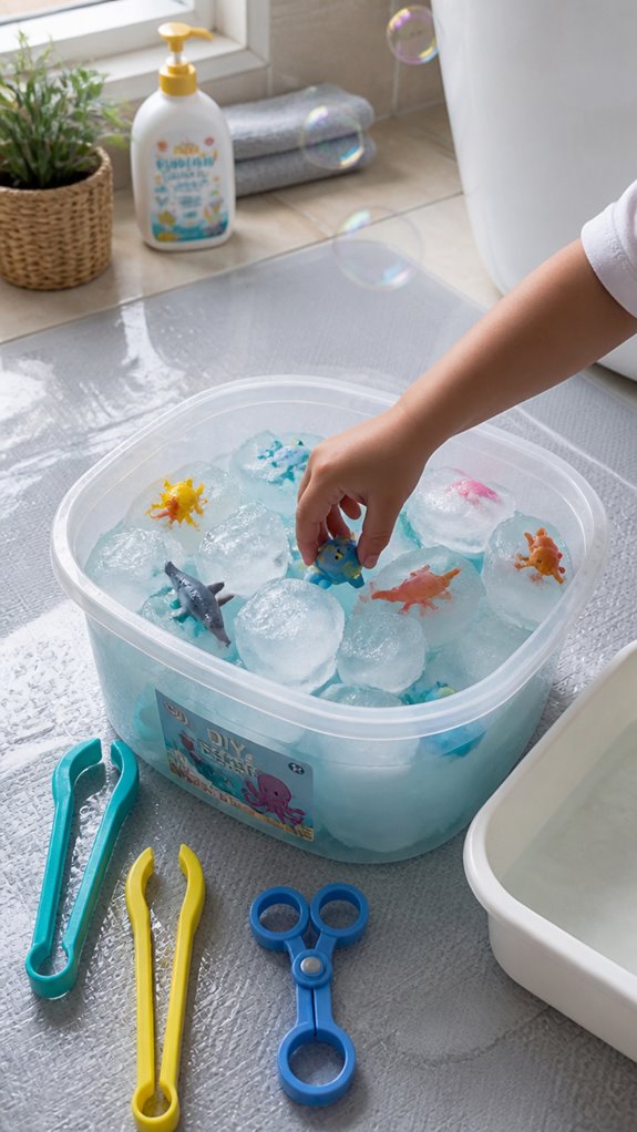rescue frozen toy play