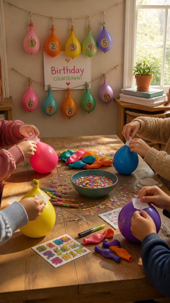 reusable balloon countdown activity