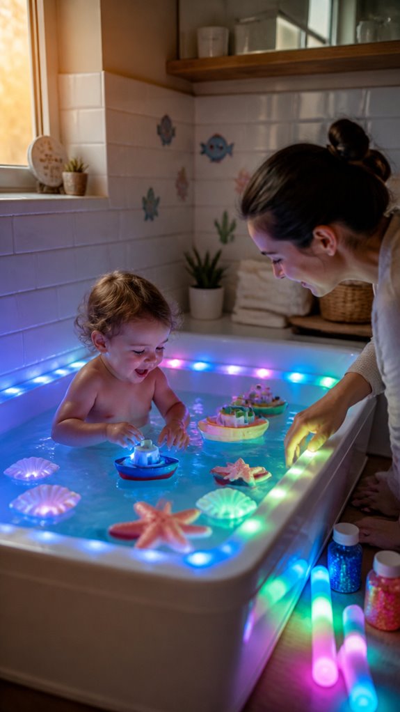 safe colorful ocean lighting