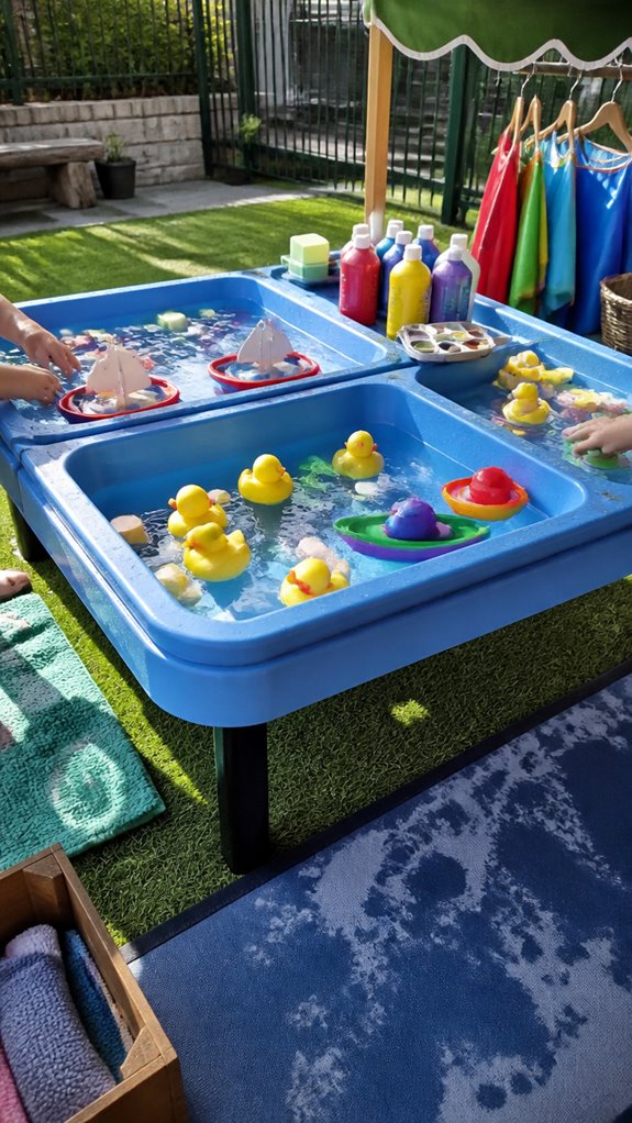 safe shallow puddle play