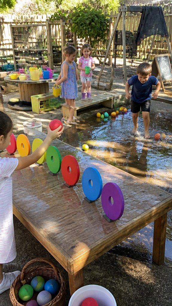 target jumping splash challenges