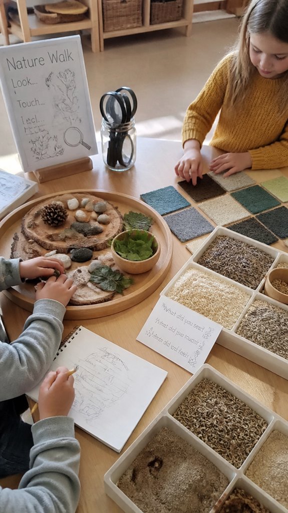 texture walk for sensory exploration