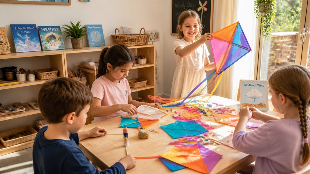 windy day kid activities