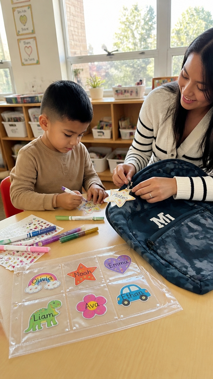 backpack tags ensure identification