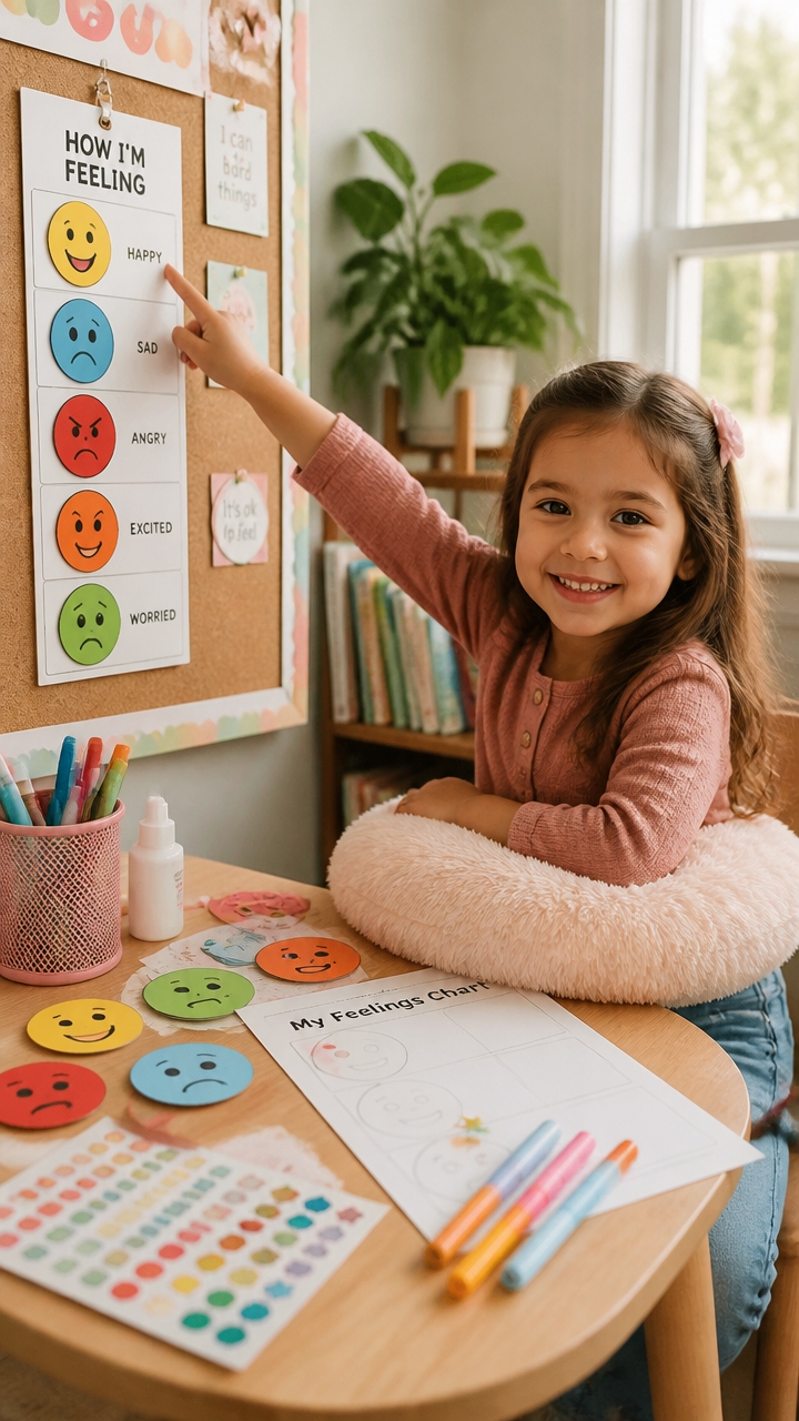 choosing age appropriate feelings charts