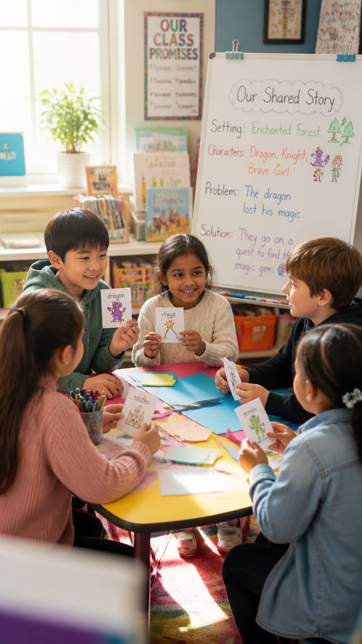 collaborative writing adventures encouraged