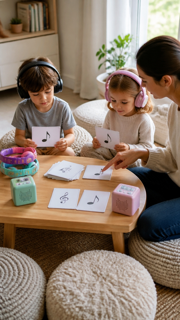 cozy quiet music activities