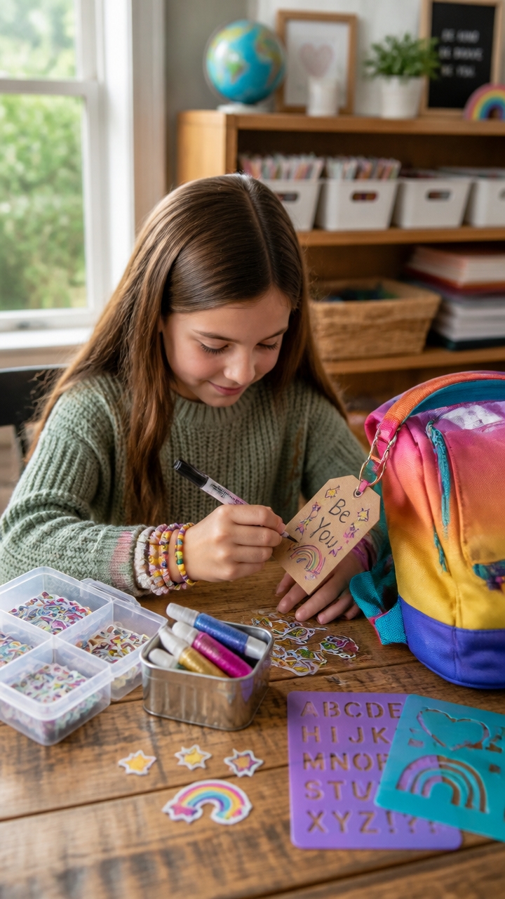 creative durable personalized backpack tags
