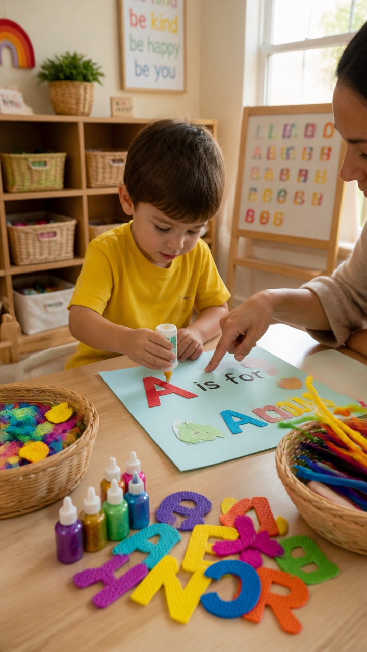creative letter practice ideas