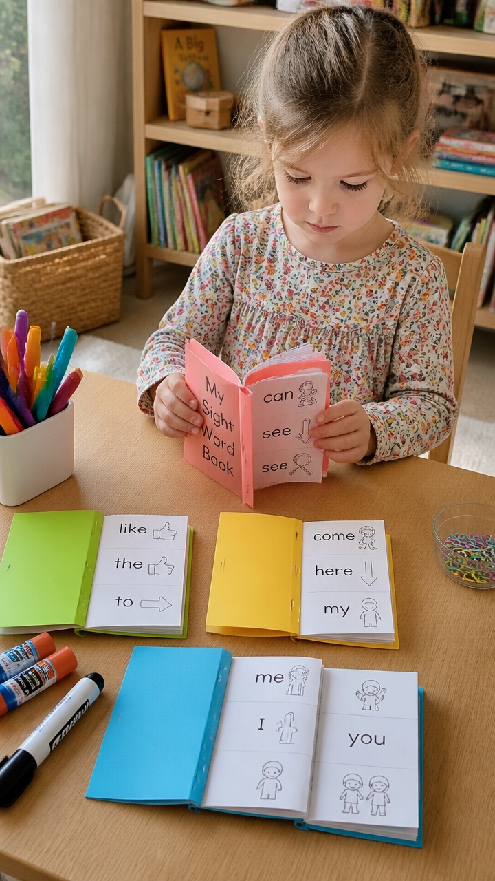 diy sight word books