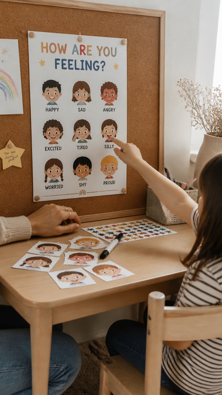 emotional check ins using charts