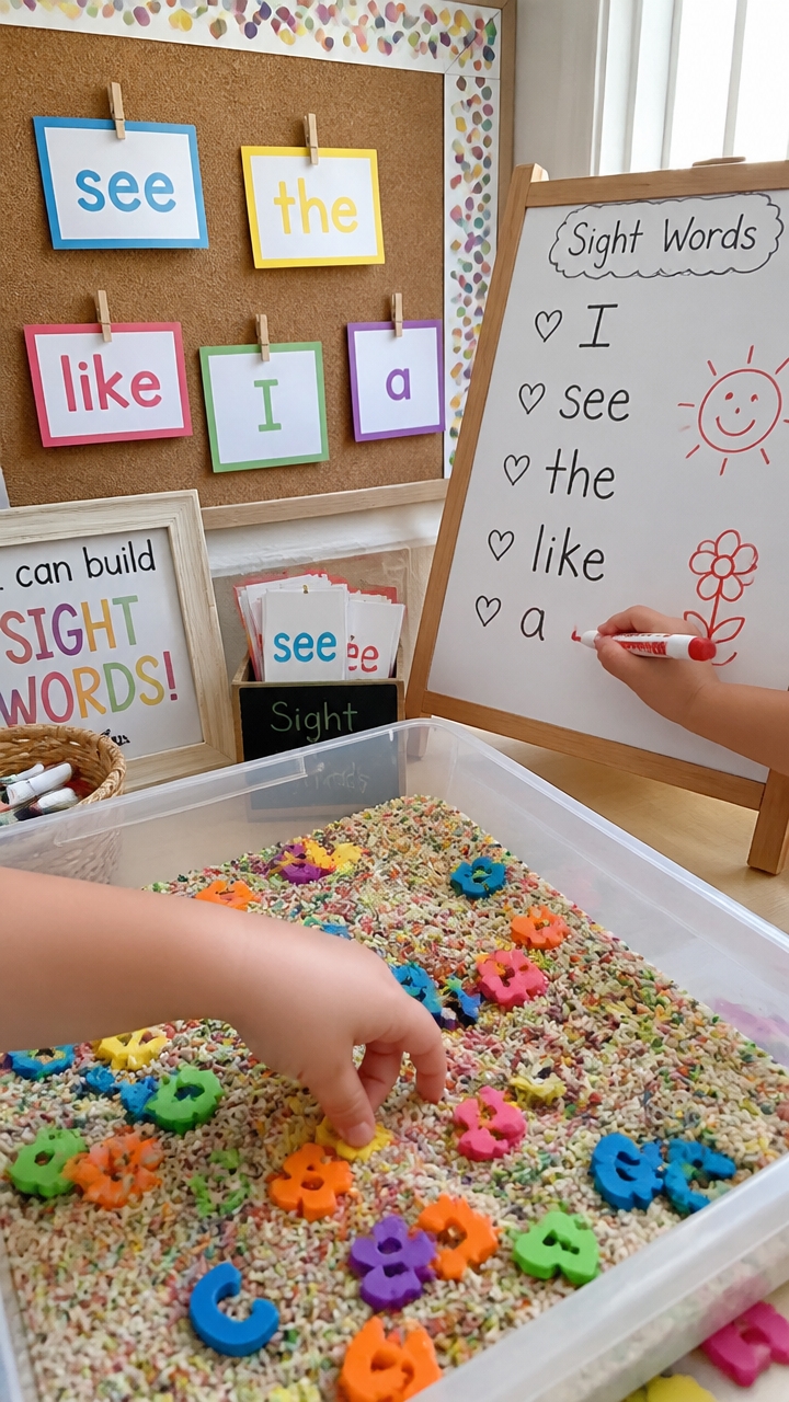 engaging multi sensory sight word learning