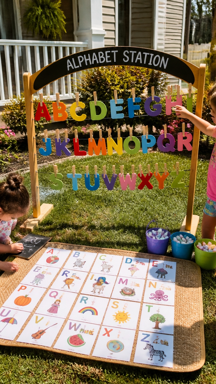 engaging outdoor alphabet activities