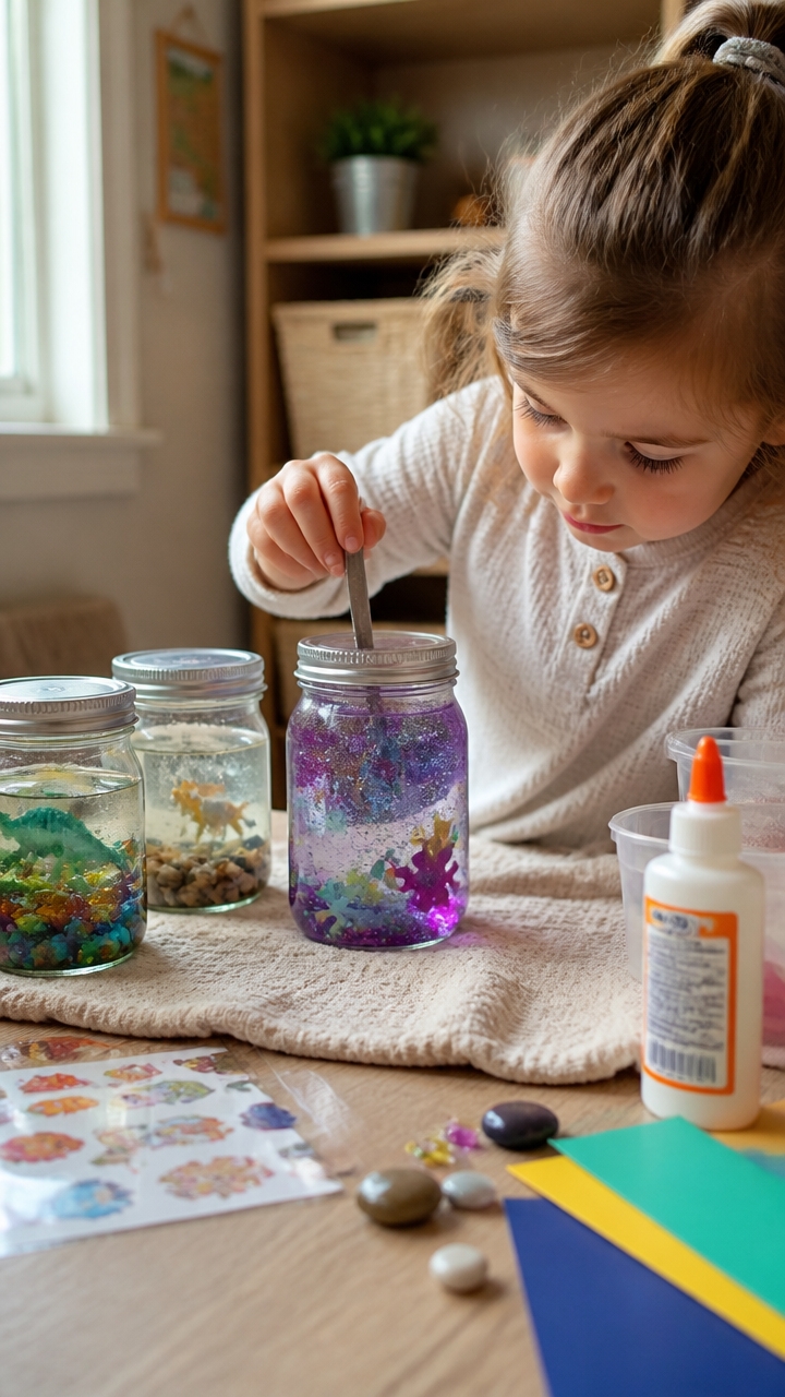 engaging toddlers with calming jars