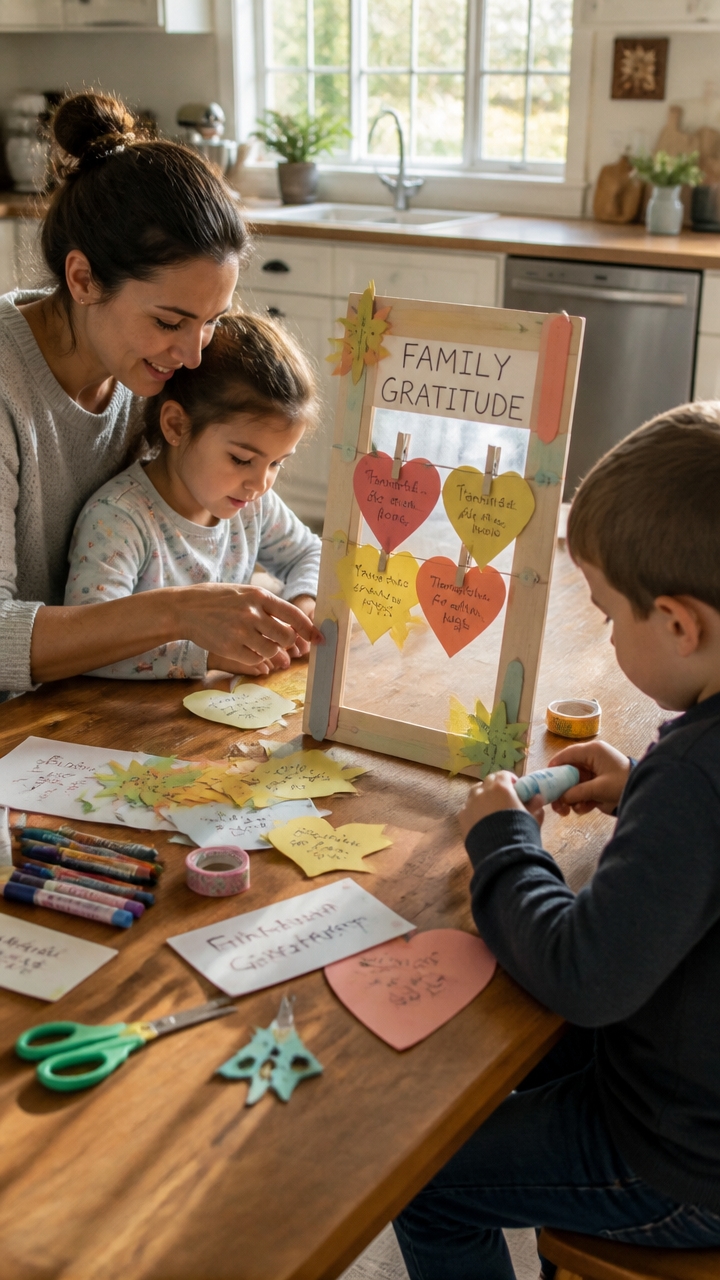 family gratitude frame project