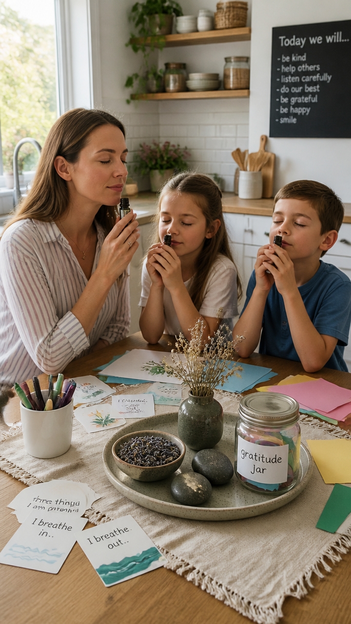 family mindfulness activities together