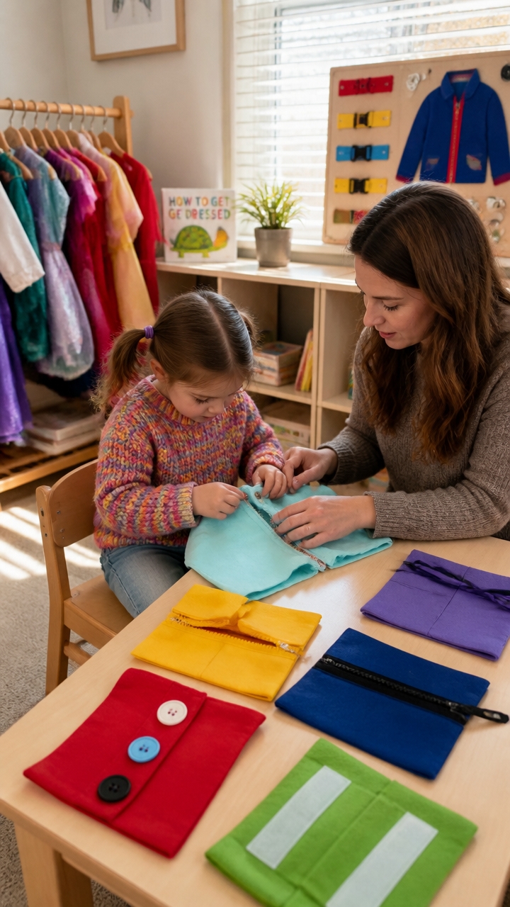 fun dressing skill activities