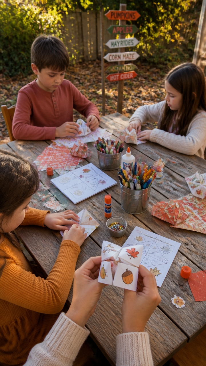 gratitude focused autumn cootie catchers
