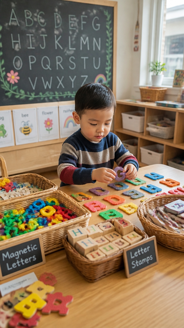 hands on alphabet learning fun