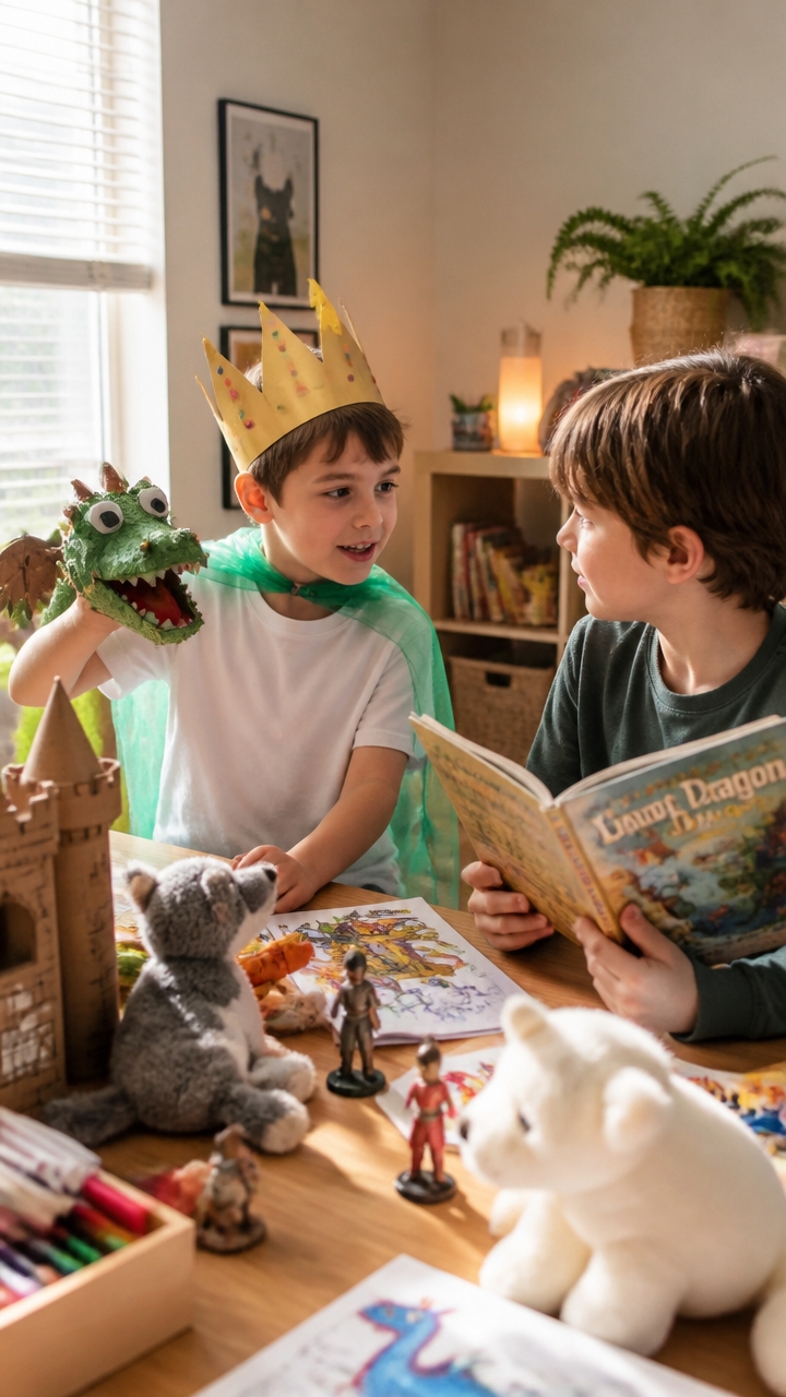 imaginative storytelling enhances reasoning