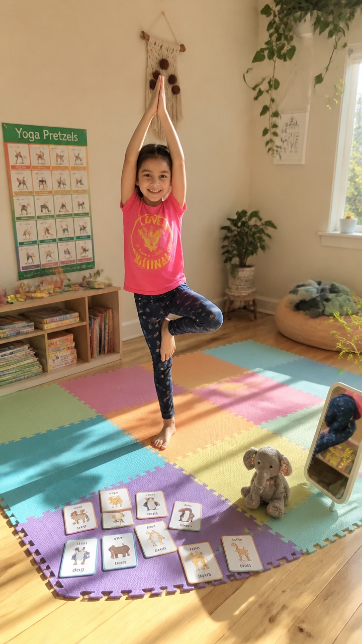 joyful creative yoga play