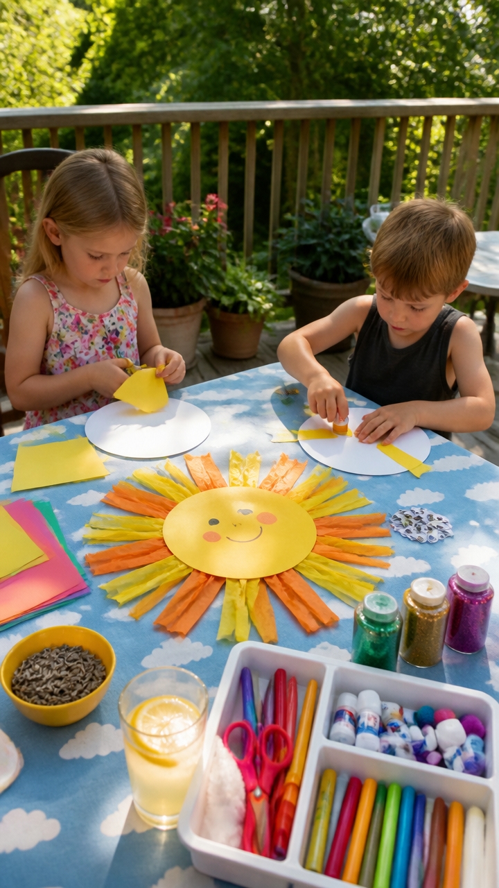 joyful summer craft space