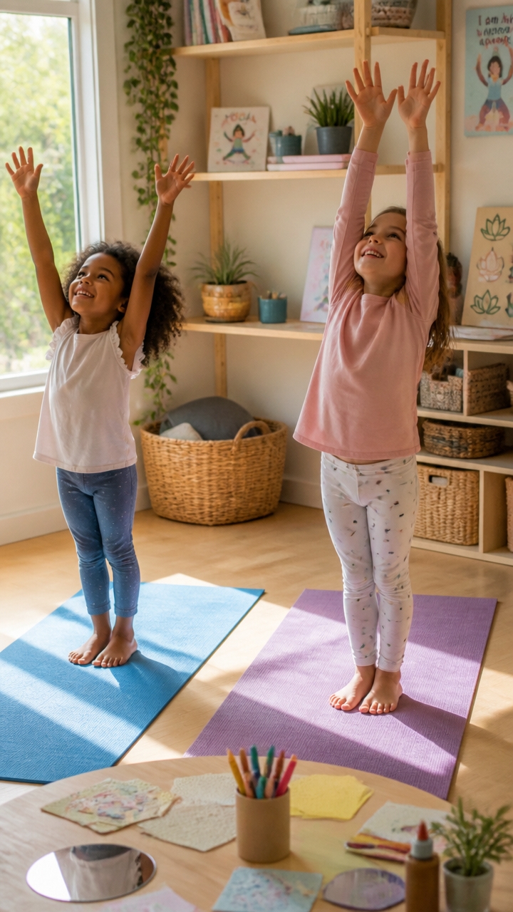 kids yoga enhances creativity