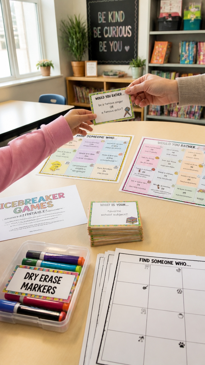 mess free icebreaker game resources