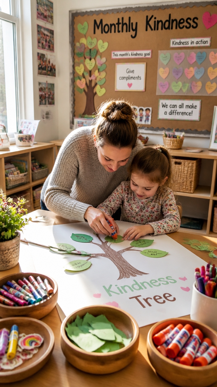 monthly kindness themes implementation