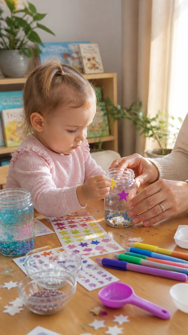 personalized calming jar crafts