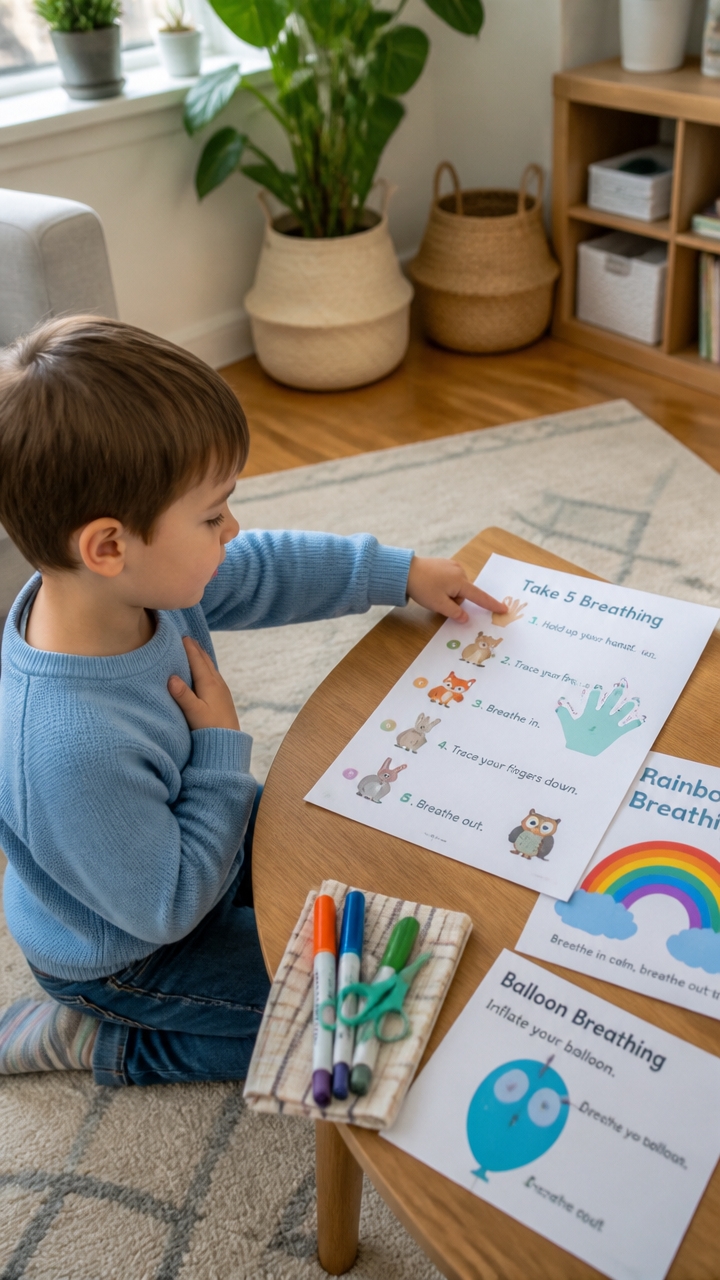 printable breathing exercise guides