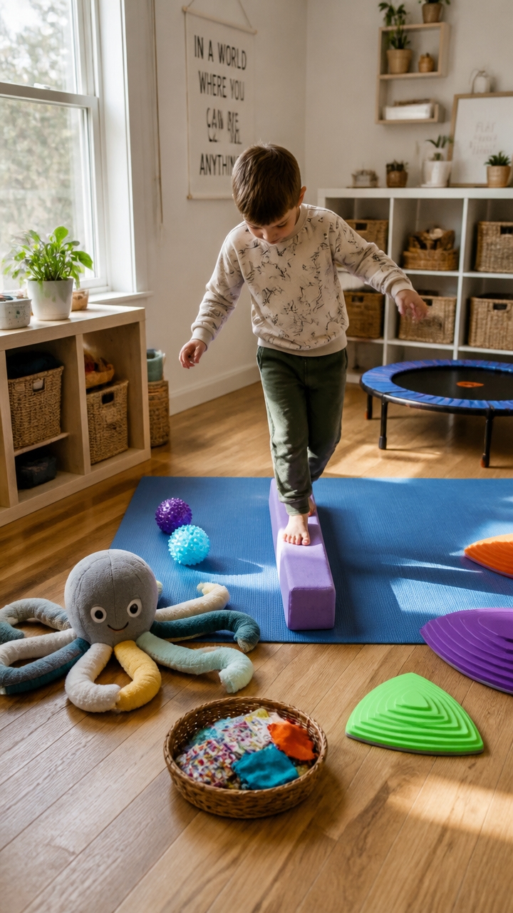 sensory friendly gross motor activities