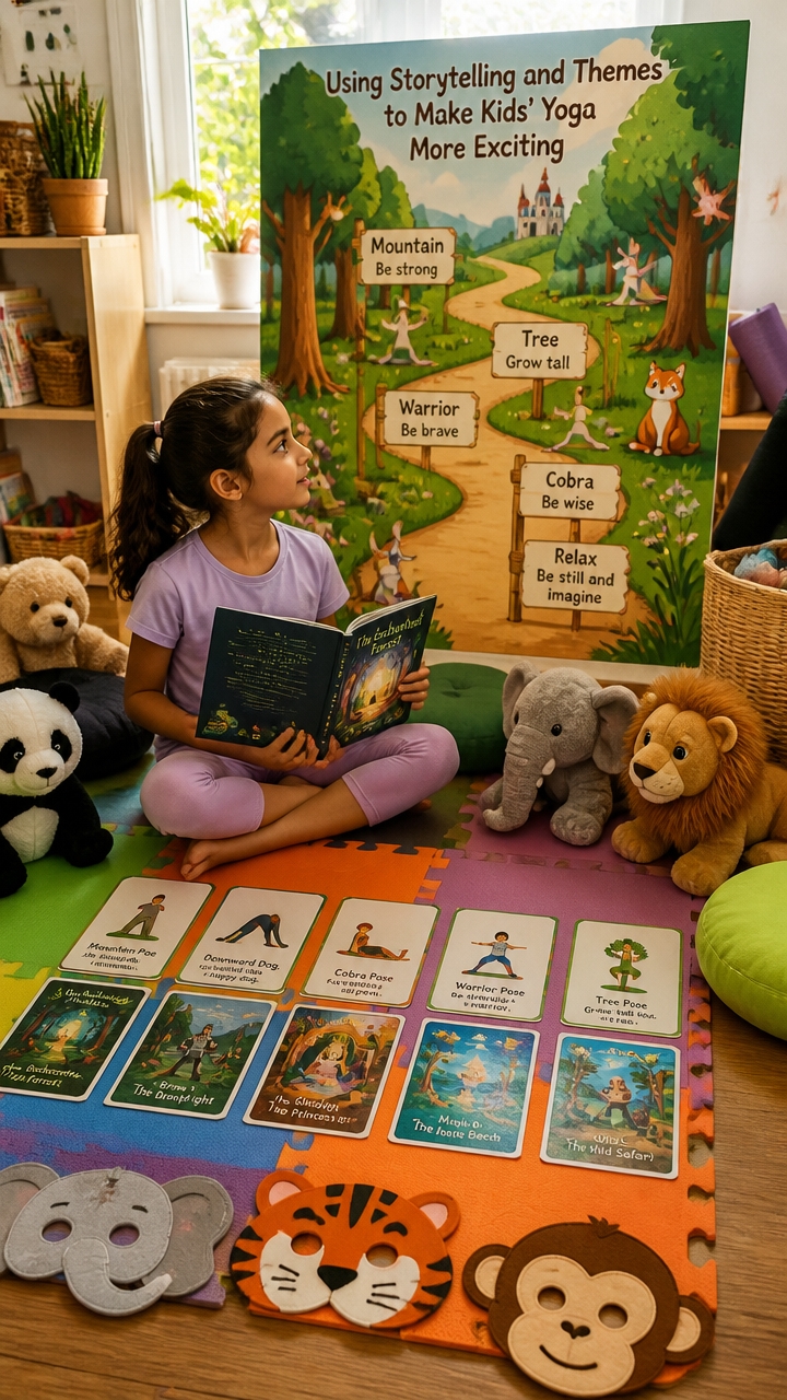 storytelling enhances kids yoga