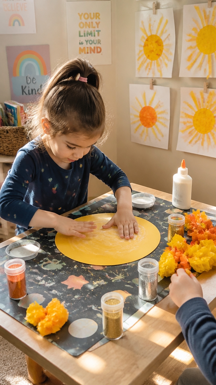 sunny paper plate creativity