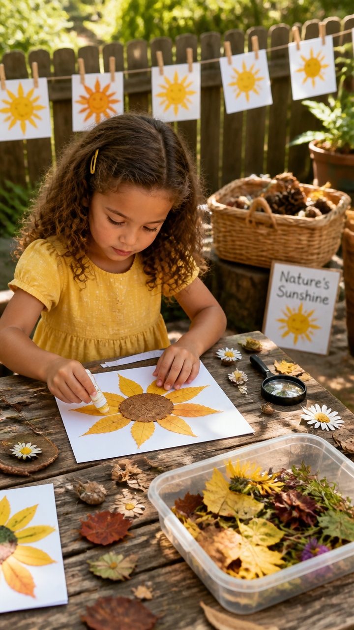 sunshine nature art display