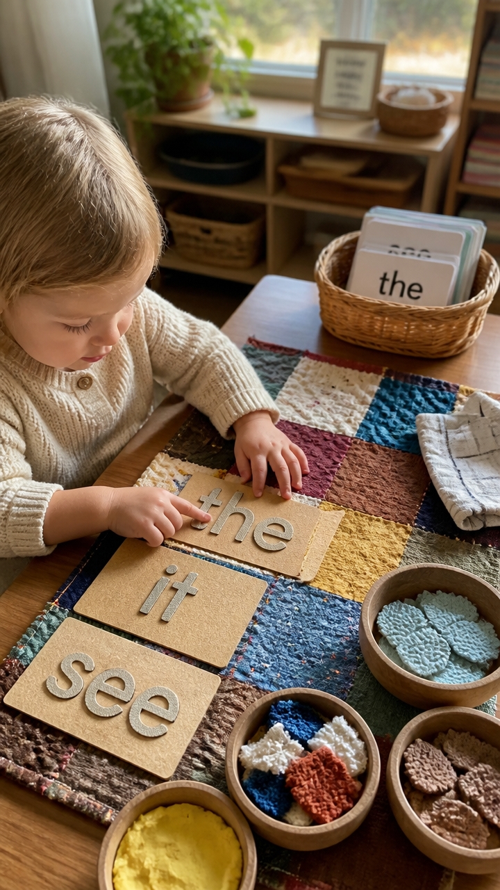 tactile learning for sight words
