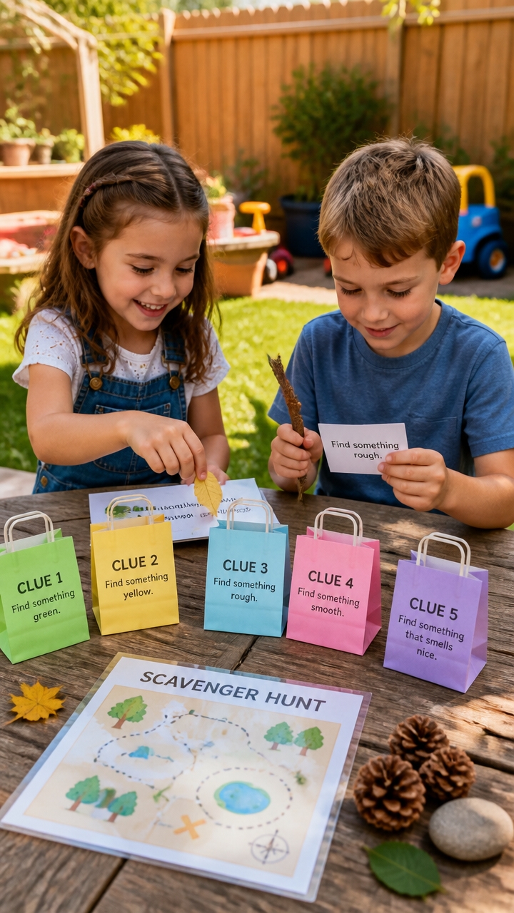 tidy fun household scavenger hunts